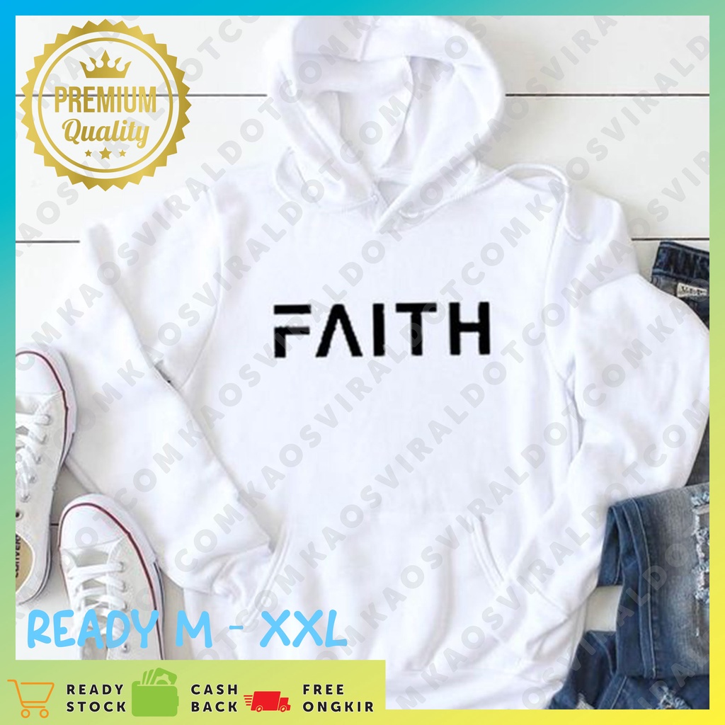 JACKET HOODIE DISTRO FAITH JUMPER HOODIE UNISEX