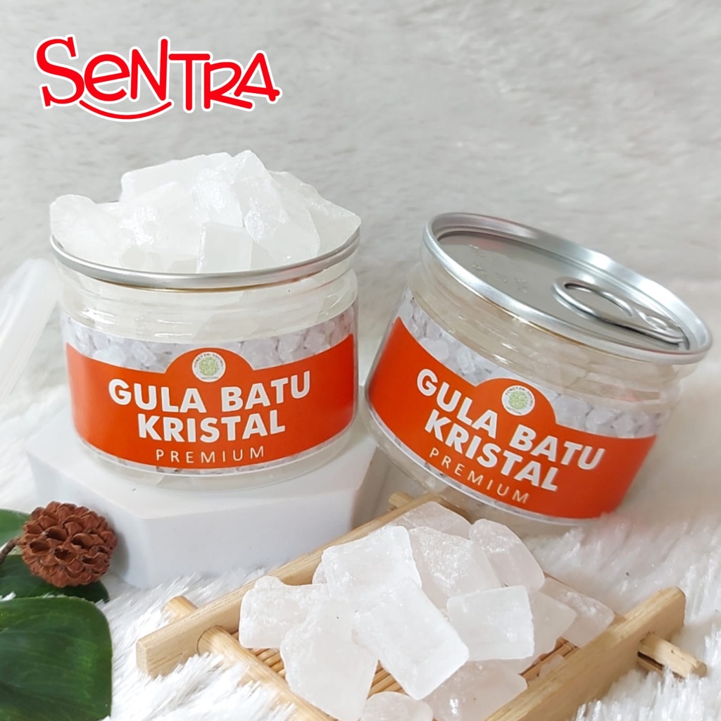 

Gula Batu Kristal || Crystal Rock Sugar Premium Kemasan PET CAN