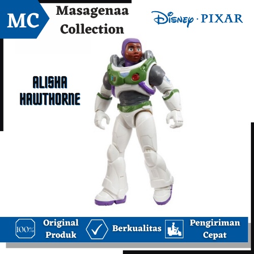Main Mainan Maenan Disney Pixar Buzz Lightyear Alisha Hawthorne Space Ranger Alpha Action figure Fig