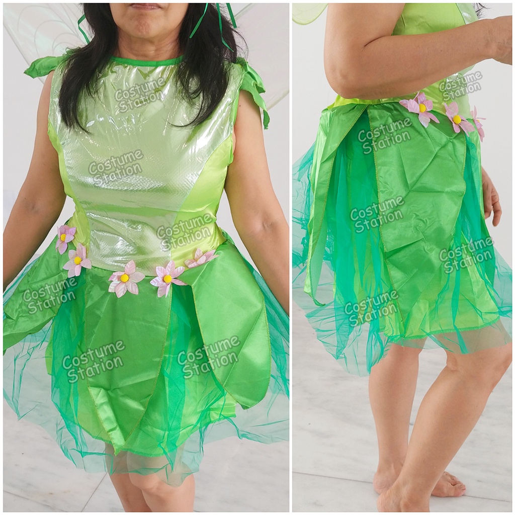 Kostum Tinkerbell / Costume Princess Fairy Peri Peter Pan Wanita Dewasa