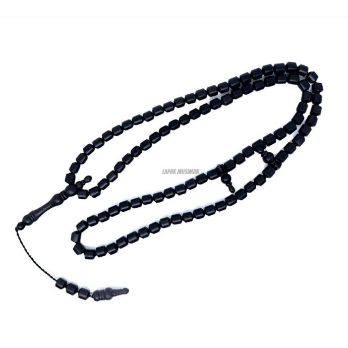 Tasbih Kayu Kelor Hitam  99 Butir Premium