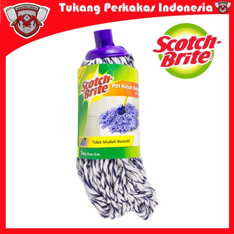 Scotch brite 3M pel katun bulat Refill ID-71