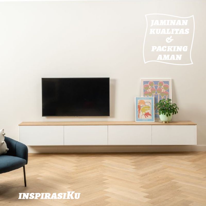 meja tv kabinet gantung minimalis TV1