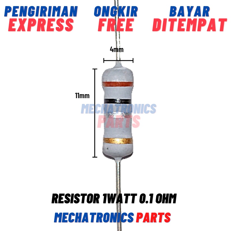 RESISTOR 1WATT 0.1OHM