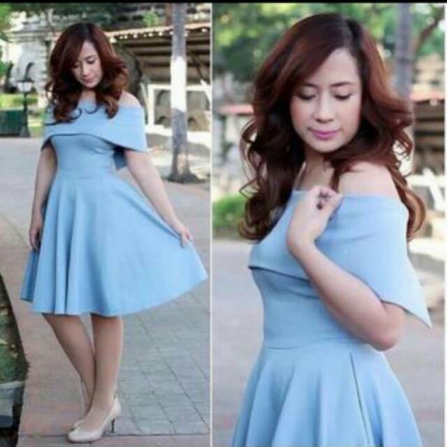 Midi Dress Sky Blue
