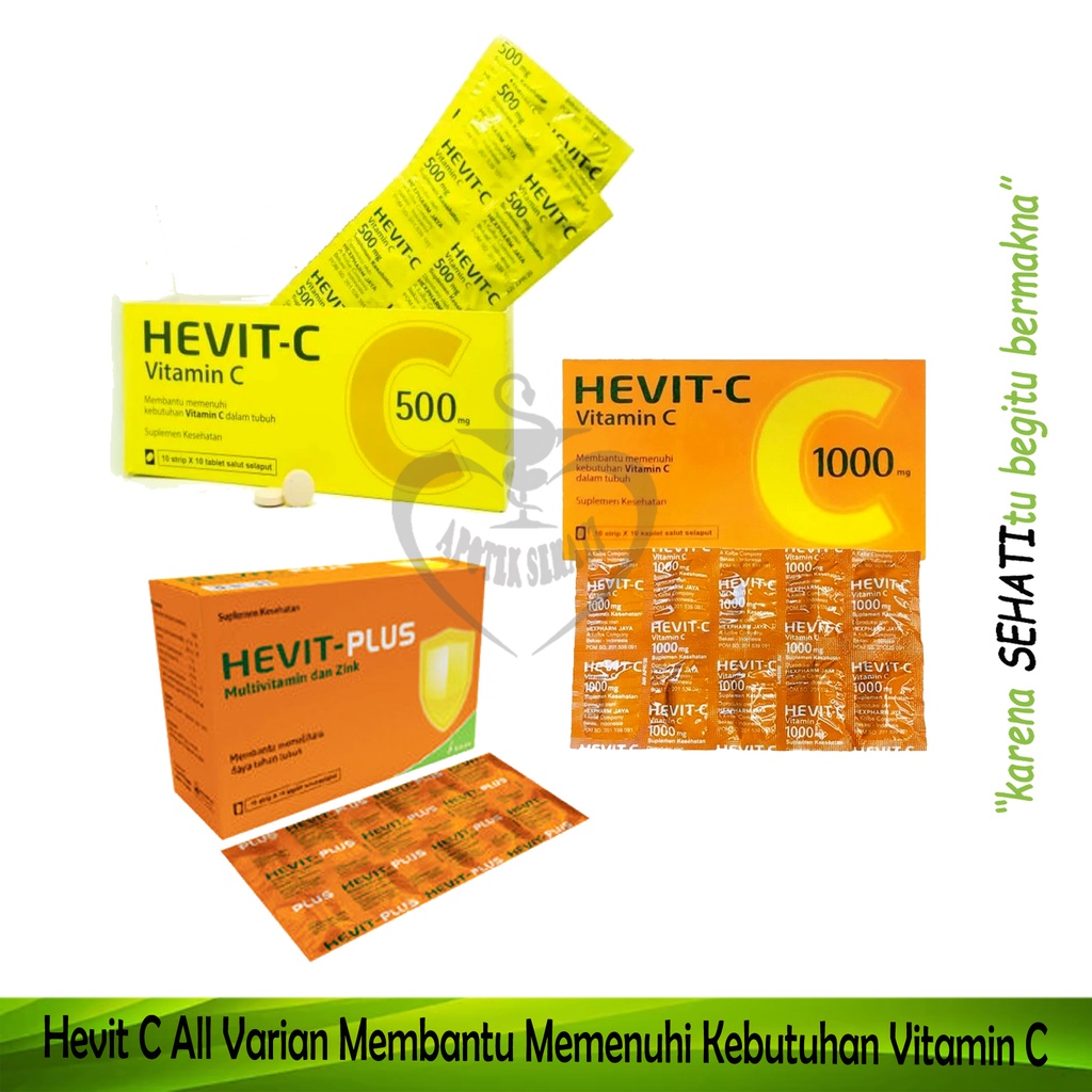 Hevit C Plus Suplemen Kesehatan Multivitamin Daya Tahan Tubuh