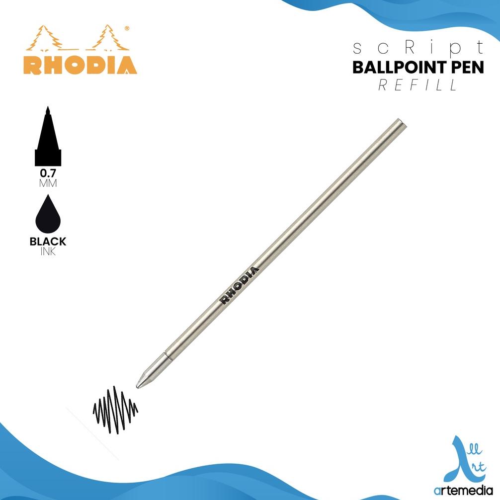 

Isi Pulpen Rhodia ScRipt Refill Ballpoint Retractable Pen Bolpen