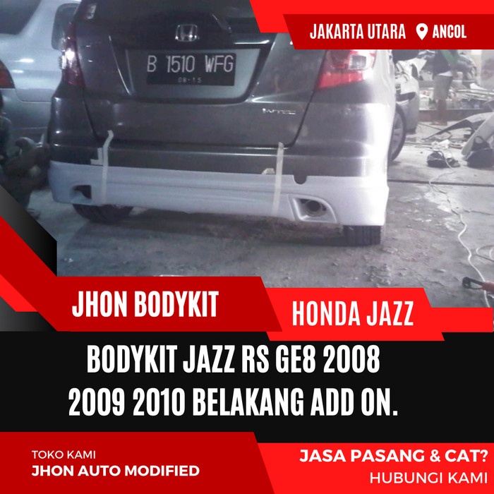 BODYKIT JAZZ RS GE8 2008 2009 2010 BELAKANG ADD ON.