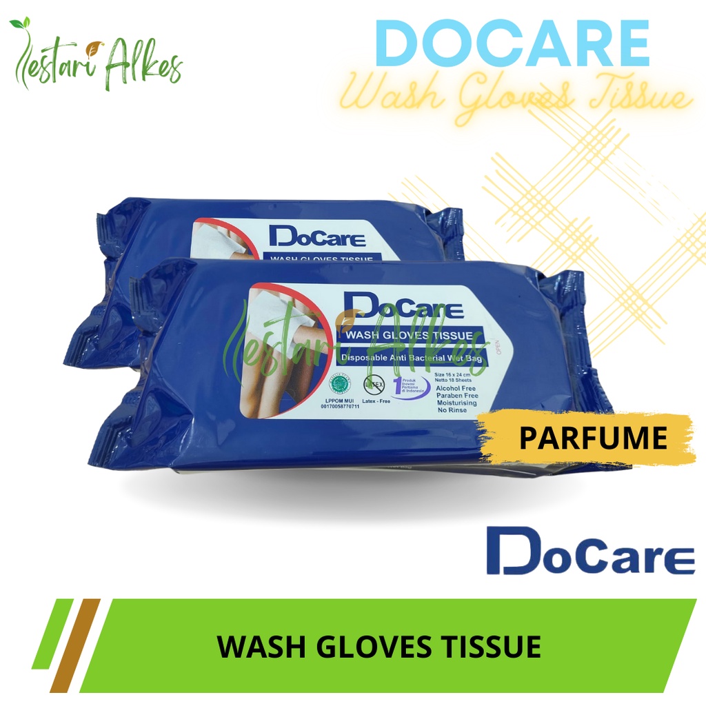 DoCare Wash Gloves 18s