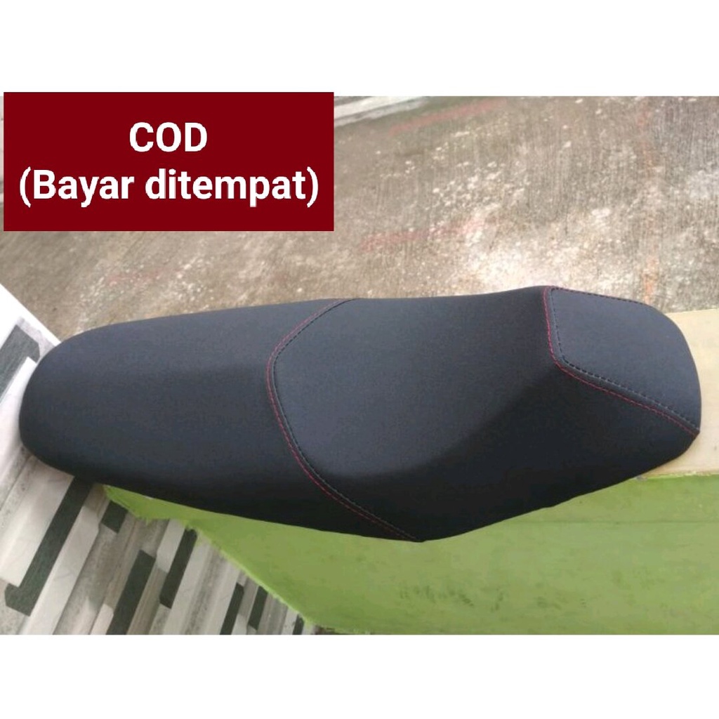Jok Scoopy New Fi Karbu Roadrace double seat - Jok Scoopy Roadrace modifikasi - Jok motor Scoopy tin