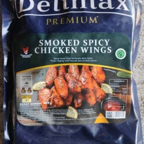 Delimax Premium Smoked Spicy Wing 500gr