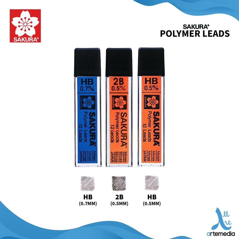 

Isi Pensil Mekanik Sakura Mechanical Pencil Polymer Leads