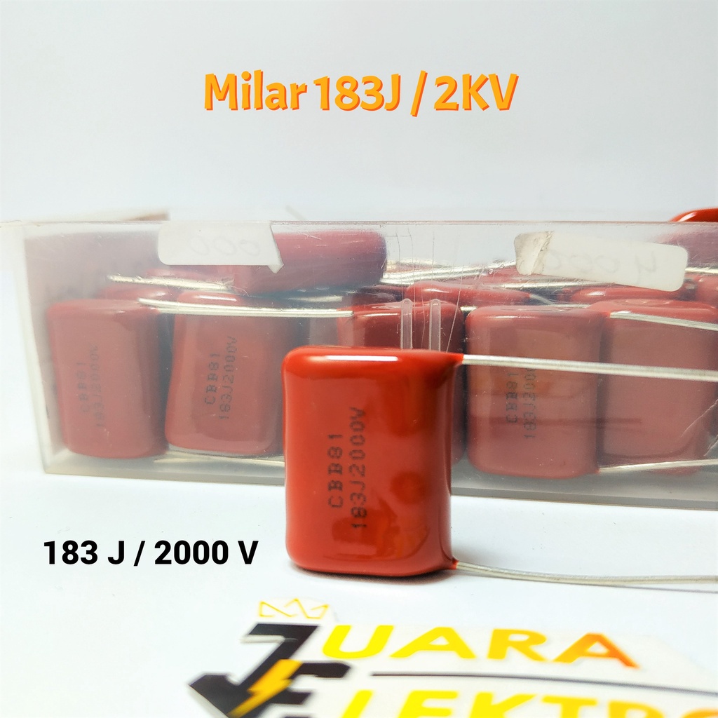 Capasitor Milar 183J / 2KV | Kapasitor Milar 183 J / 2000 Volt