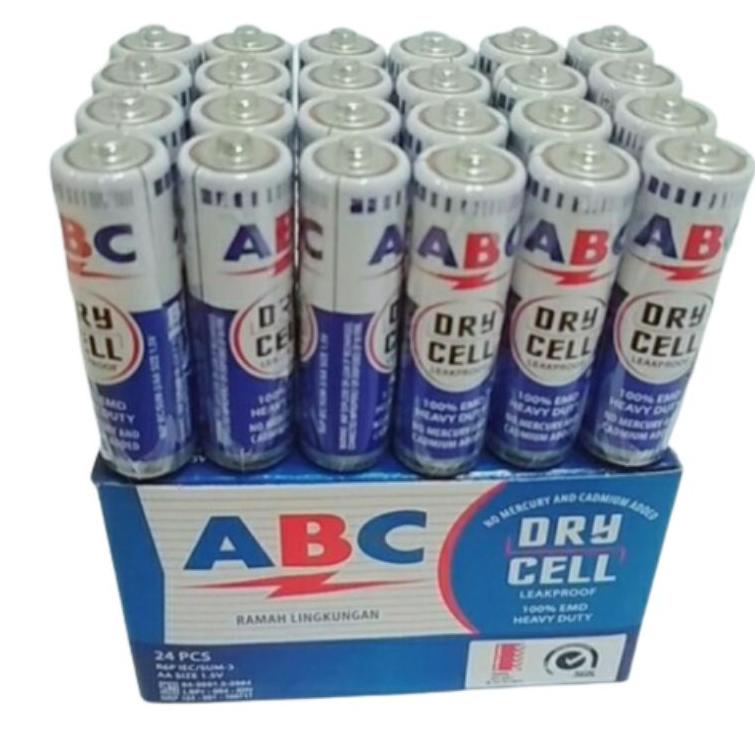 ☟ baterei abc AA biru isi 24 pcs ➲