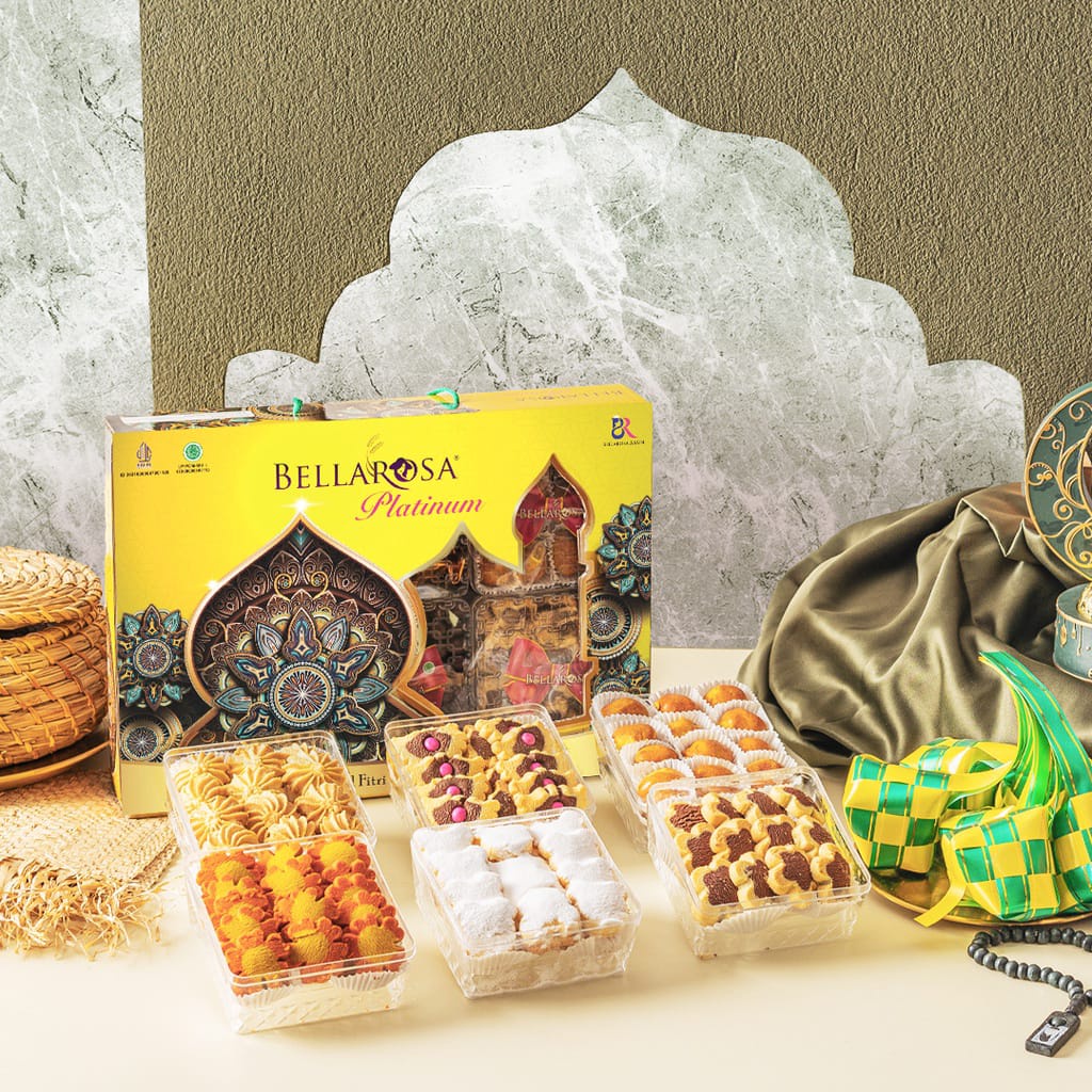 

PAKET LEBARAN BELLAROSA PLATINUM HAMPERS IDUL FITRI HADIAH LEBARAN KUE KERING
