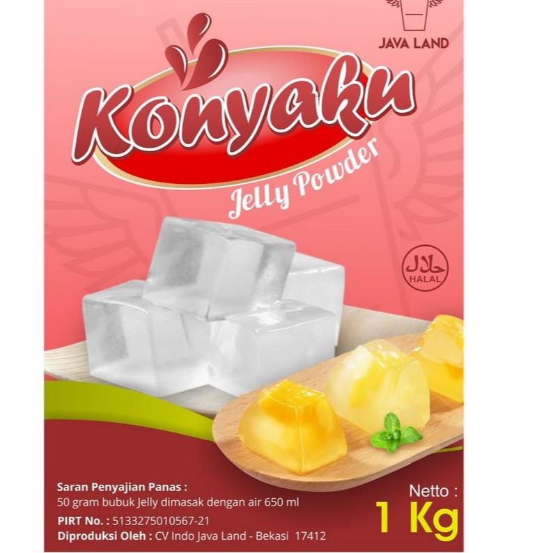 

➵ KONYAKU JELLY 1KG Seperti Nutrijel Bening Ekonomis ♬