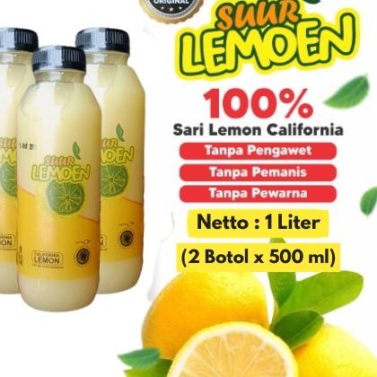 

Diskon⭐️1 Liter Fresh Sari Lemon Murni Jus Untuk Diet Pelangsing Badan Detox Alami Dengan Bahan Lemon California by Suur Lemoen ID