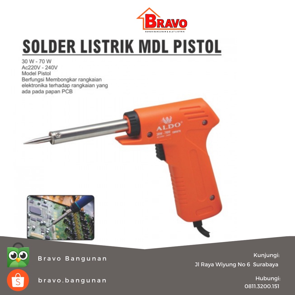ALDO SOLDER LISTRIK PISTOL