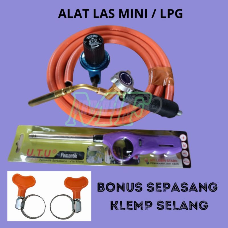Kepala Las Gas Lpg, Solder Las Solder BBQ Gas Torch Bahan Bakar Gas Lpg, Alat Bakar