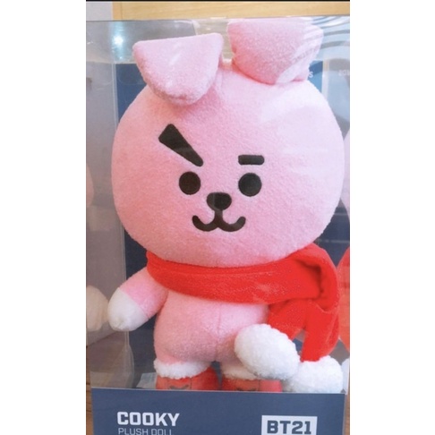 OFFICIAL BT21 BTS Standing Doll Christmas Cooky Chimmy / Boneka Natal 1st Edition Jungkook JK Jimin