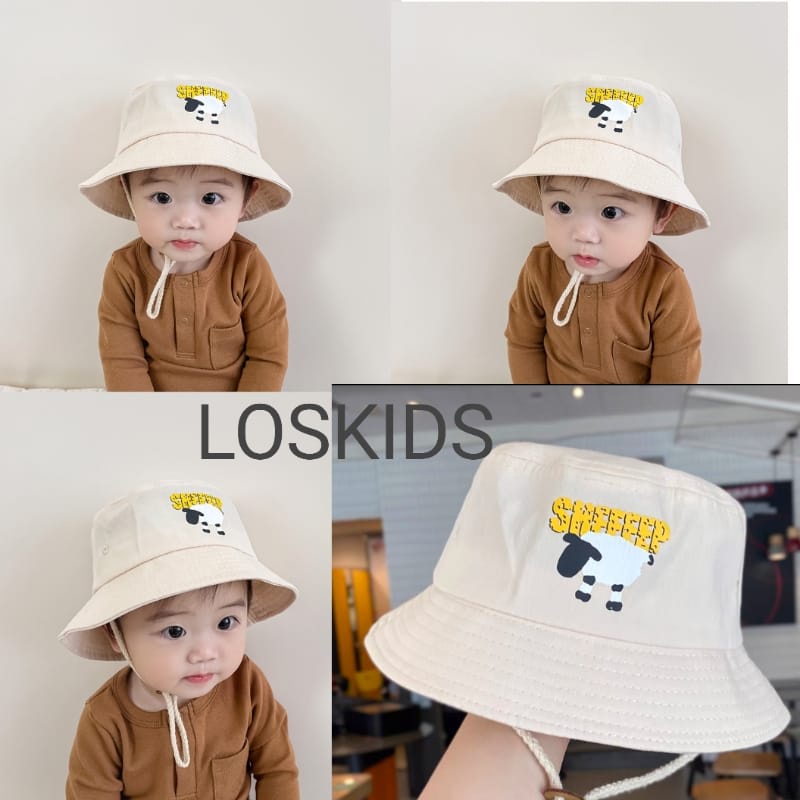 topi bucket anak motif shaun the sheep terbaru