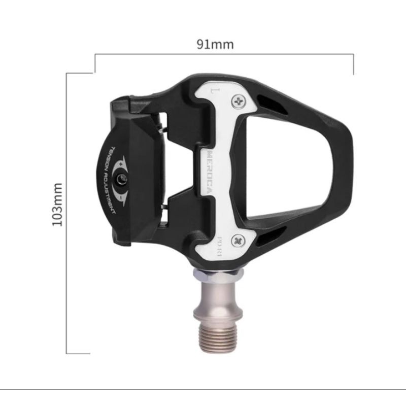 Meroca Pedal Cleat SPD System Roadbike Pedals Cleats Sepeda Balap