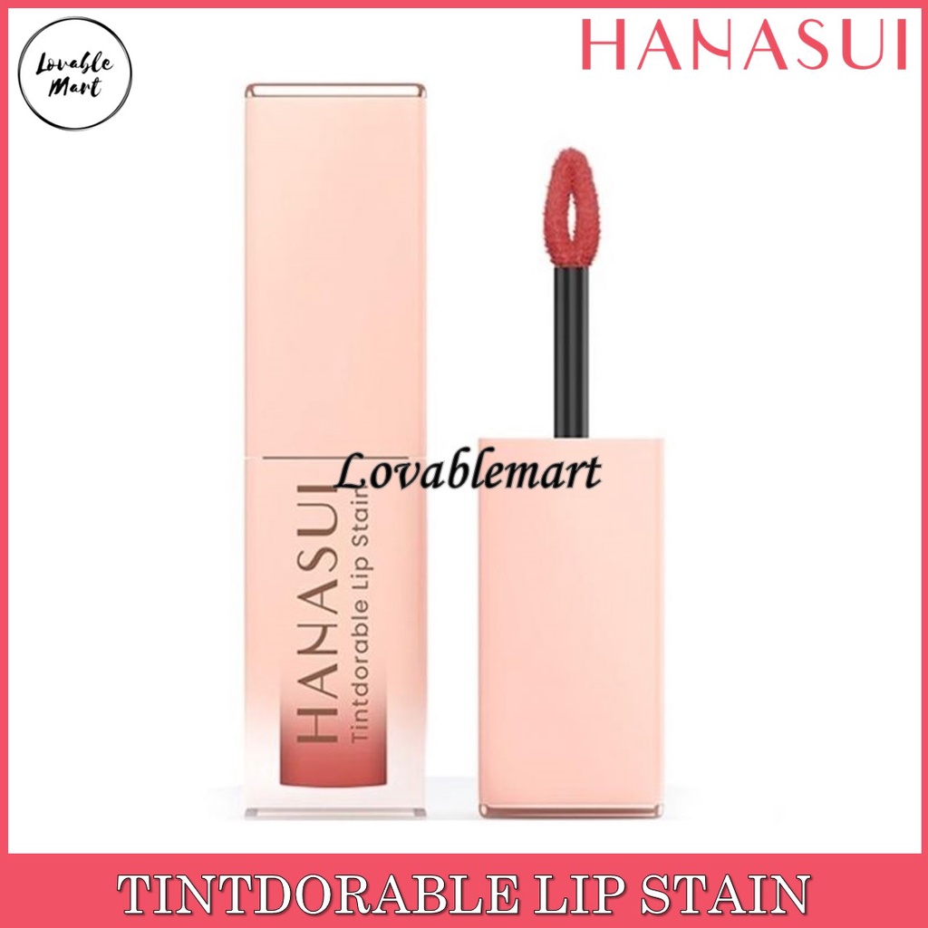 Bisa GROSIR LOVABLEMART Hanasui Tintdorable Lip Stain NEW SHADE Lip Tint Hanasui