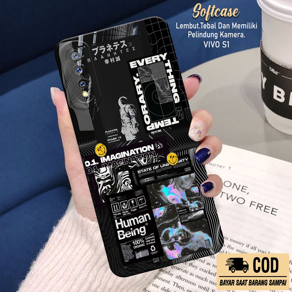 Case Hp VIVO S1 - Softcase VIVO S1 - Casing VIVO S1 - Kesing VIVO S1 - Silikon VIVO S1 - Case Lucu -