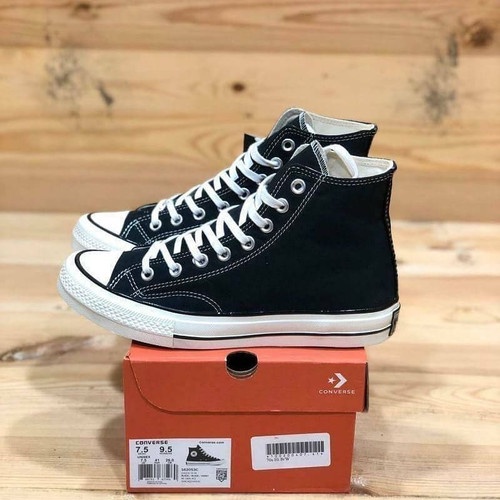 [BISA COD] SEPATU CONVERSE 70'S HIGH BLACKWHITE PREMIUM