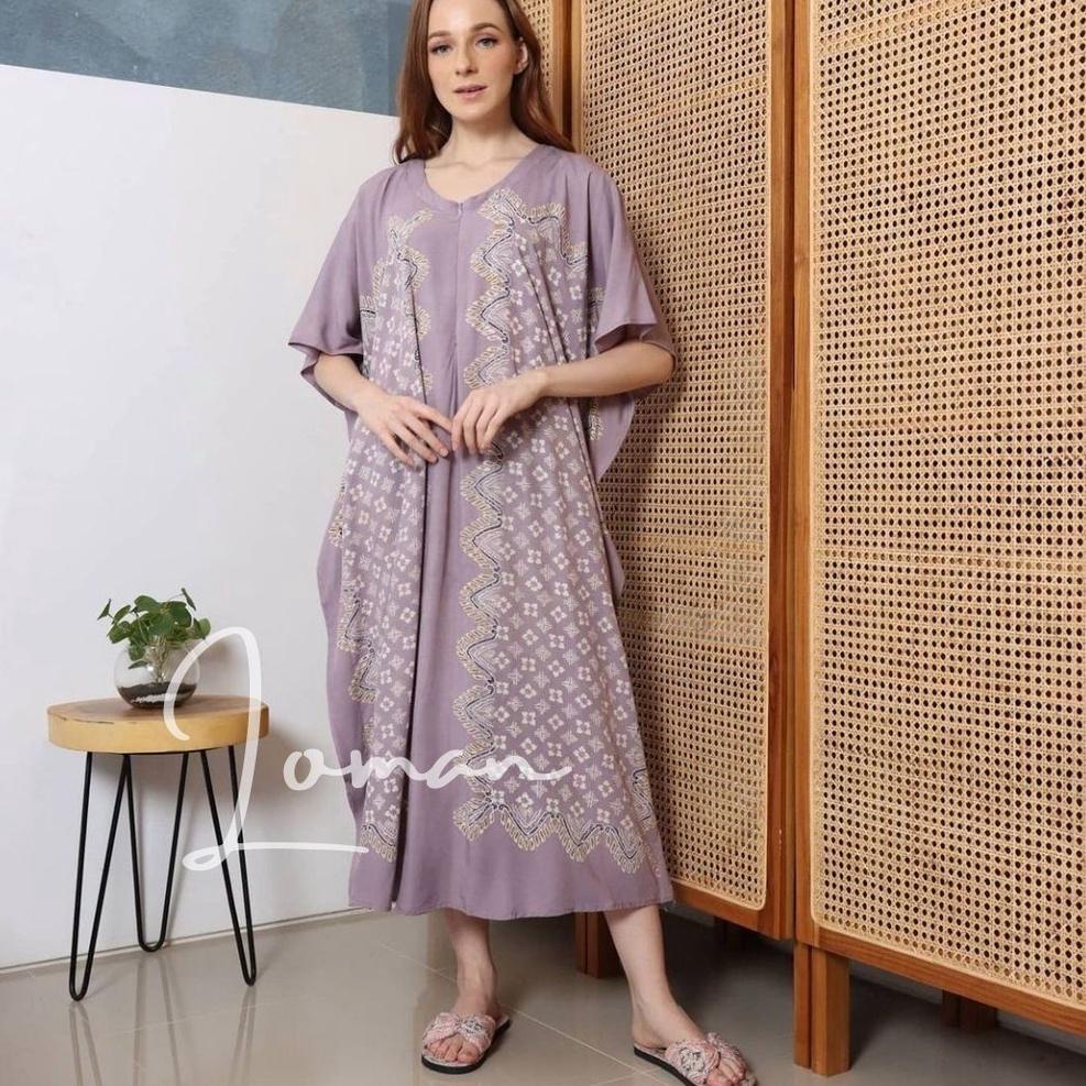 BIG SALE Daster kalong huza jumbo busui resleting depan lowo kelelawar kekinian