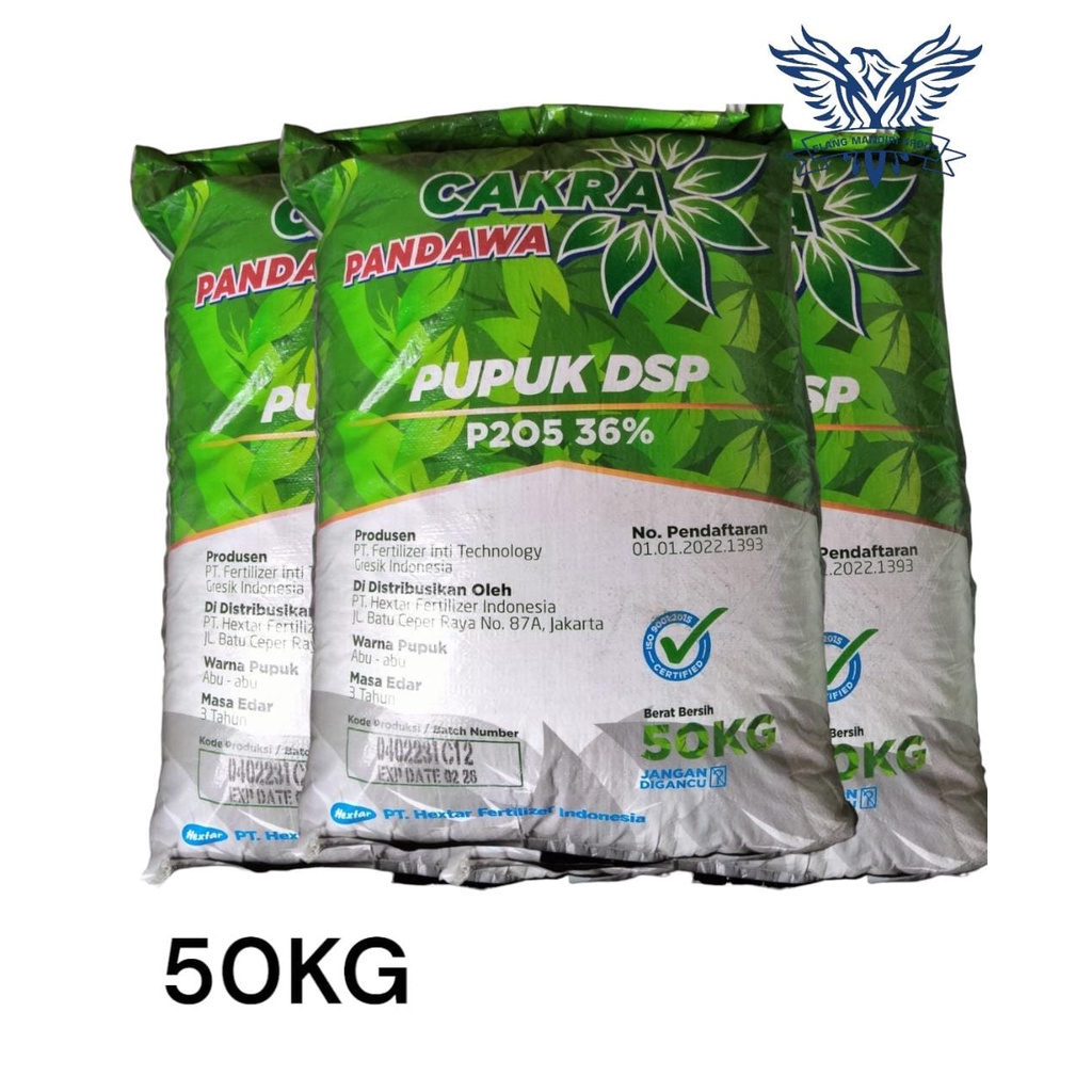 Karungan 50 KG Pupuk SP 36  DSP CAKRA PANDAWA  1 Ball P2O5 36 %  DGW