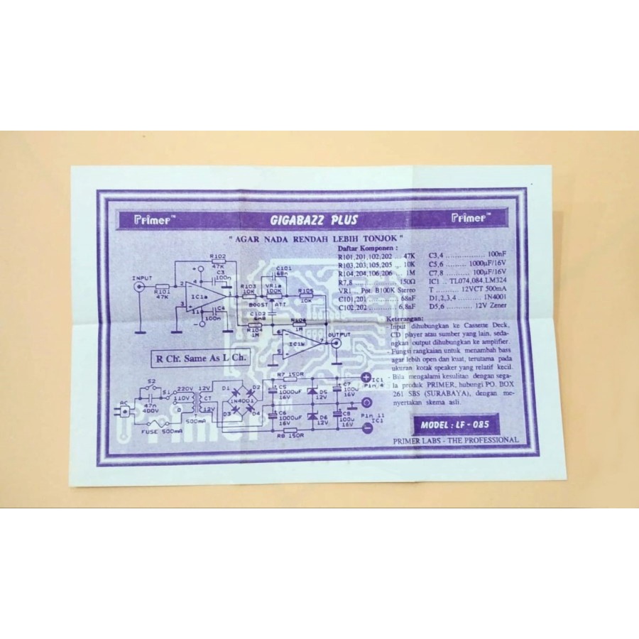 PCB Gigabazz Plus (LF 085)