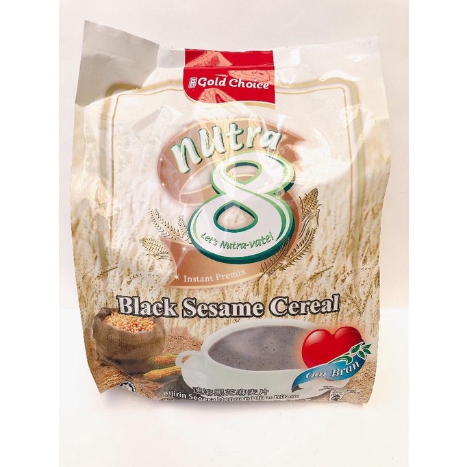 

Gold Choice Nutra 8 Black Sesame Cereal / Sereal Wijen Hitam 525g