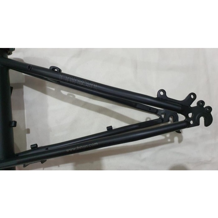 Frame fork fnhon storm black matte hitam doff Discbrake 20&quot; Db 20inch