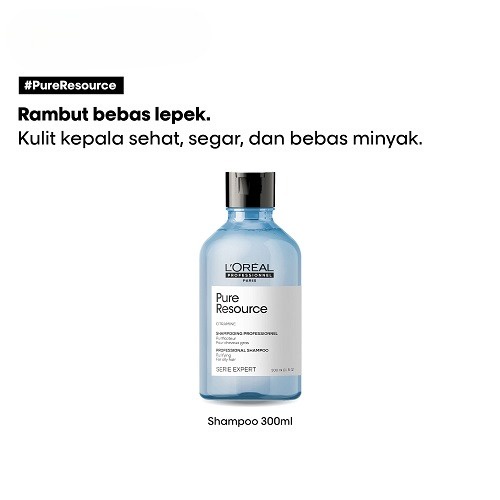 LOREAL Serie Expert Pure Resource Shampoo Scalp Advanced Intense Soother Conditioner - Perawatan Kulit Kepala Berminyak Sensitif