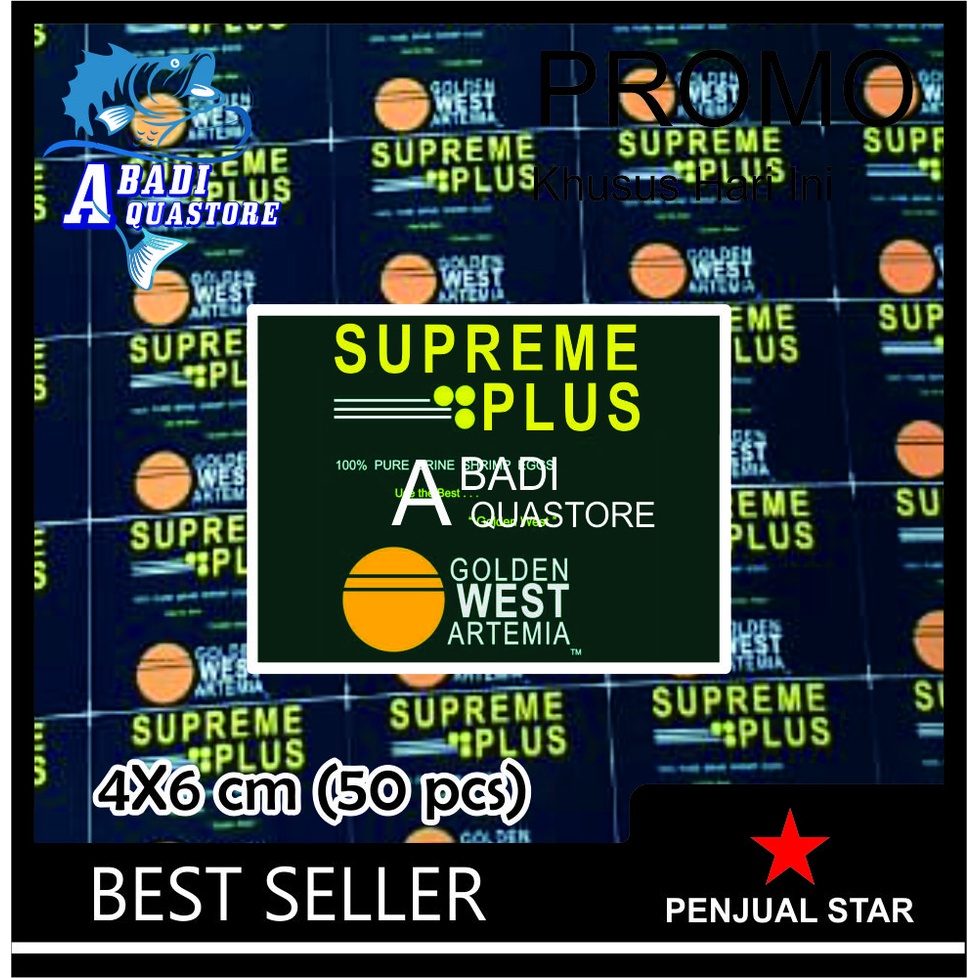 Stiker Repack ARTEMIA SUPREME PLUS - Stiker Artemia Supreme Plus - Stiker Repack - Stiker Supreme Pl