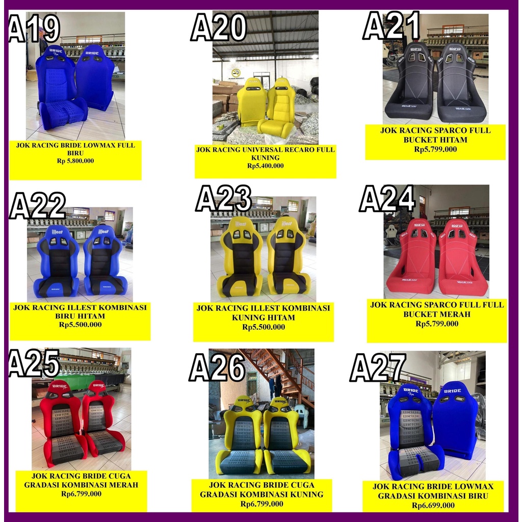 JOK MOBIL RACING JOK MOBIL UNIVERSAL JOK MOBIL UTK SEMUA JENIS MOBILJOK MOBIL TERBAIK  RACING UNIVER