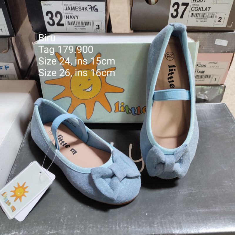 Sepatu Anak Perempuan Branded Matahari Little M Size 24.26