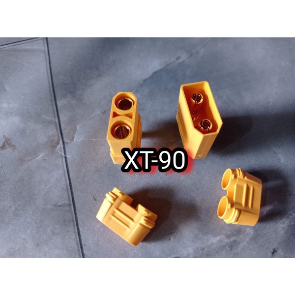 Socket XT 90 Connector XT90 Soket DC Power Konektor Sepasang