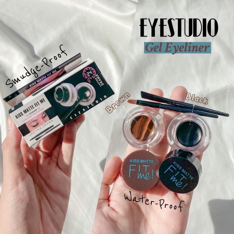 PROMO Kiss Beauty Eyebrow 2 in 1 gel eyeliner /COD//fit me eyebrow