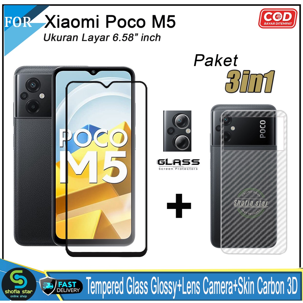 Paket 3in1 Tempered Glass Privacy Matte Xiaomi Poco M5 Poco F5 Poco M5s Poco Poco X5 5G Anti Gores Anti Spy Full Layar