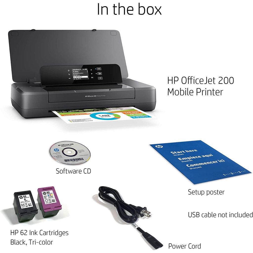 Printer Hp Officejet 200, Wifi - Printer HP Portable / Mobile - Garansi Resmi