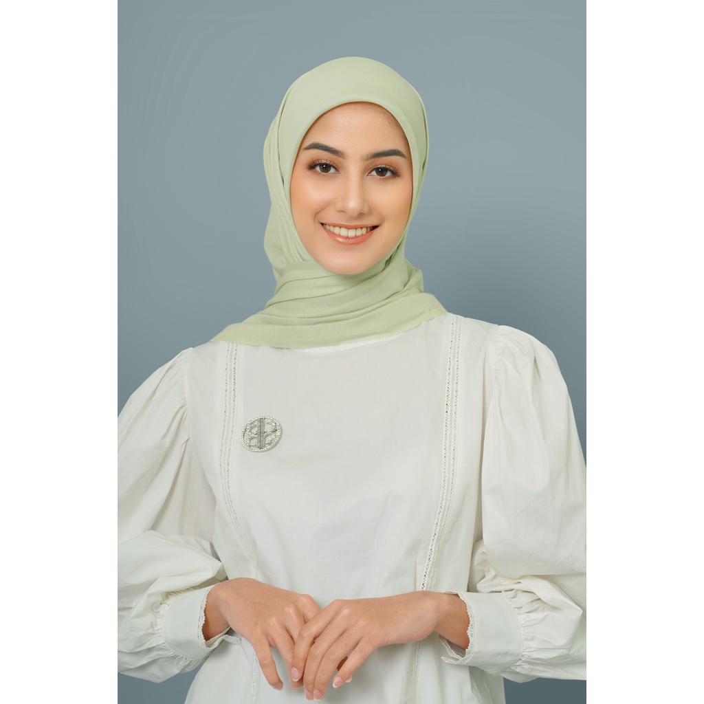 Nada Voile Scarf - Basil