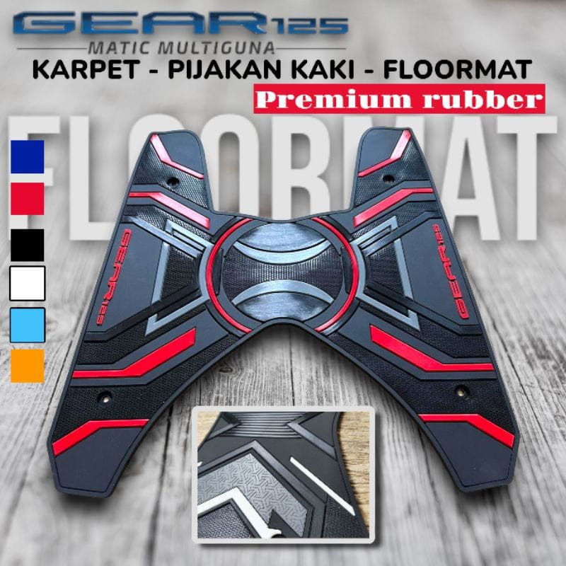 Karpet Yamaha Gear 125 Bordes pijakan kaki Gear 125 2020