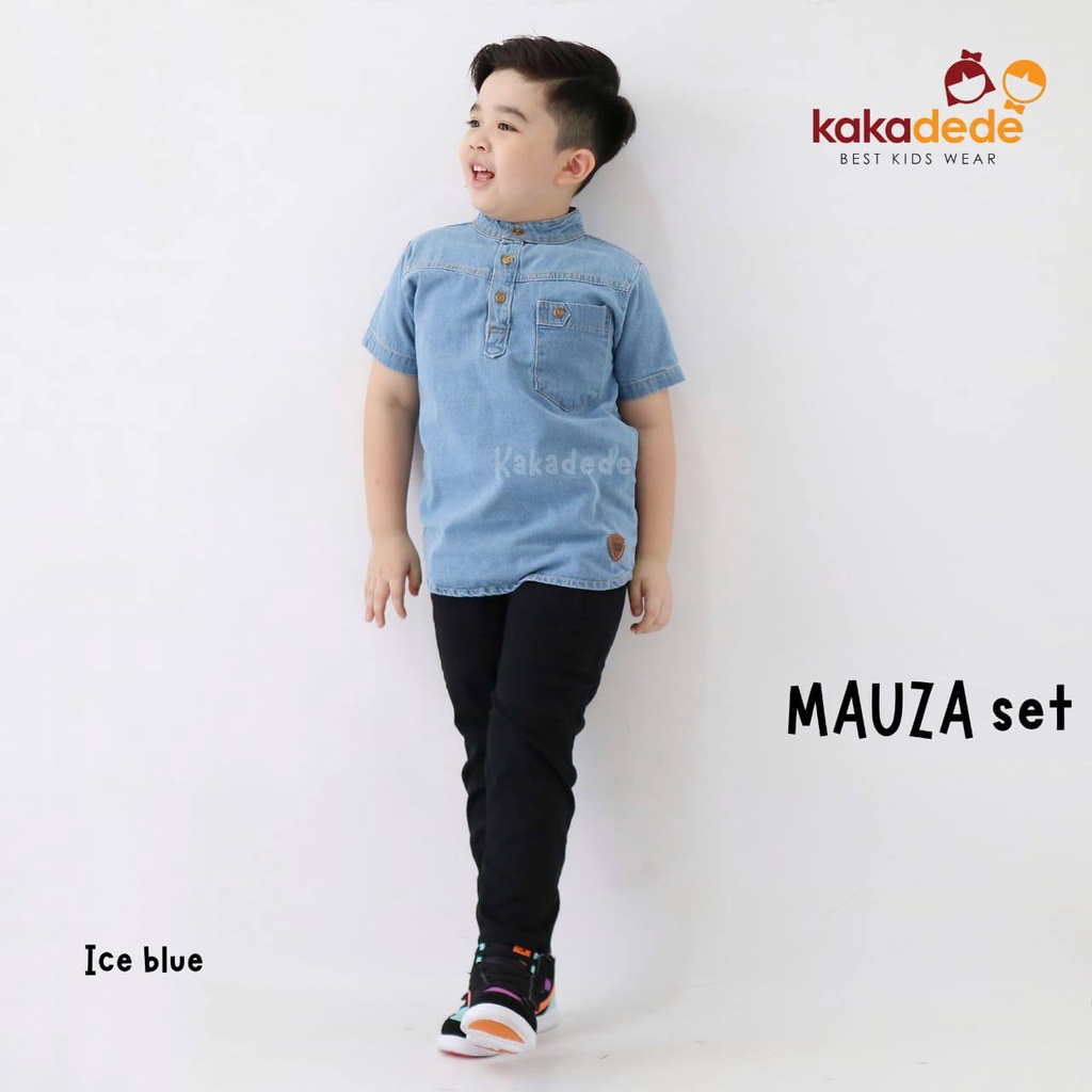 Setelan Mauza Denim Kurta by kakadede