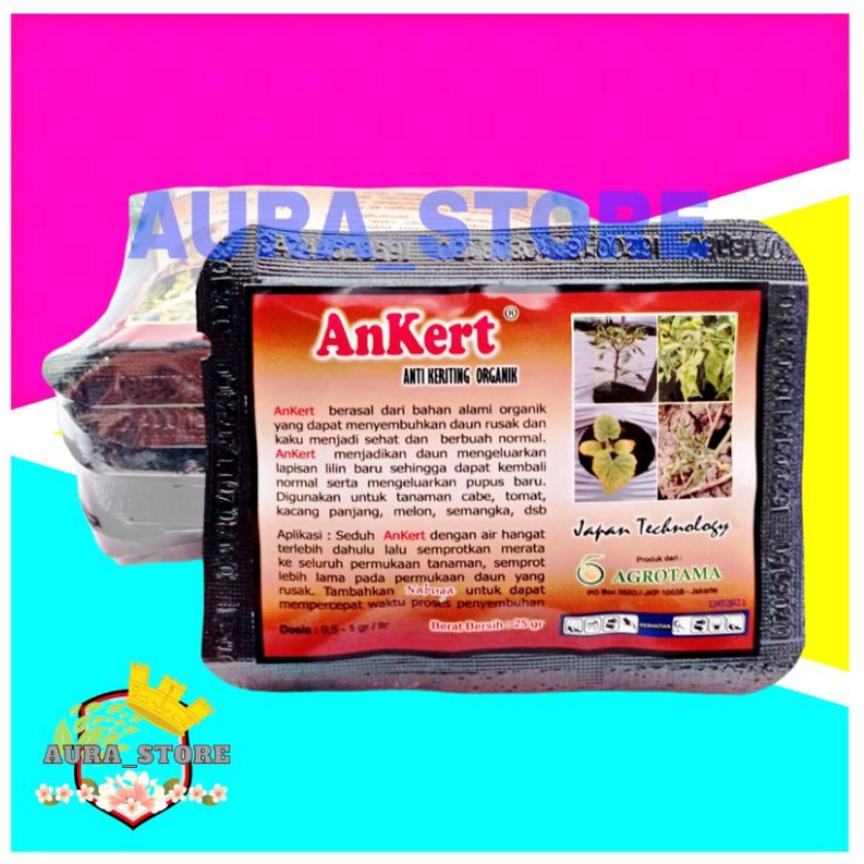 OBAT PERTANIAN ANKERT 25 gram - CEGAH DAUN KRITING TANAMAN CABE - ATASI DAUN KUNING TANAMAN CABE