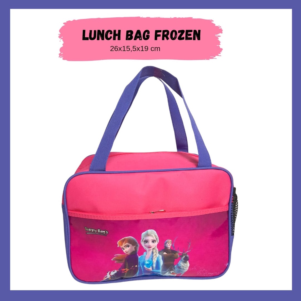 tas lunch bag frozen dan Upin ipin#tas coolten#Tasbekal#tas frozen/Tas pakaian/Tas serbaguna