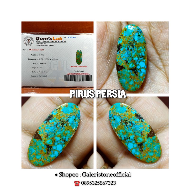 LOOSTONE BATU AKIK PIRUS PERSIA IRAN