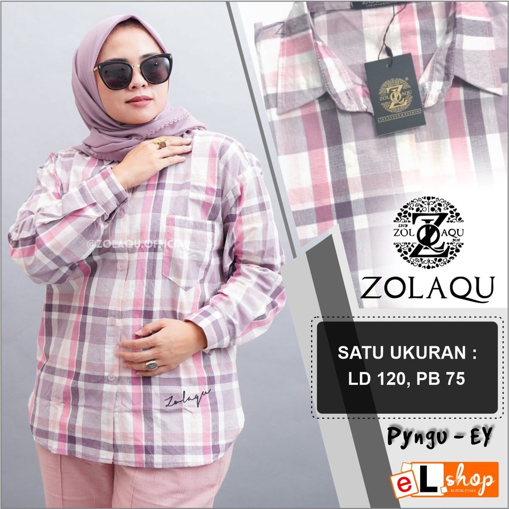 KEMEJA ZOLAQU ORI TERBARU 2023 ATASAN SEMI TUNIK ORIGINAL 100% PAKAIAN WANITA OUTFIT CLOTHING BAJU B