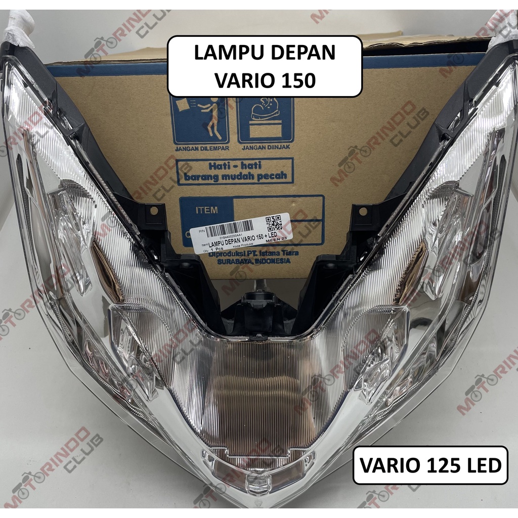 Reflektor / Lampu Depan + LED motor VARIO 150 merek WIN